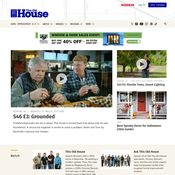 Home Improvement and Remodeling - This Old House